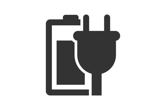 Battery Charging Icon – A Versatile Graphic for Handmade Creations