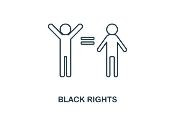 Black Rights Icon: A Versatile Graphic for Handmade Creations