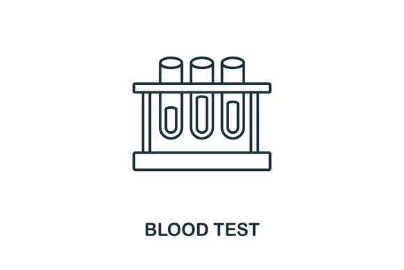 Blood Test Icon for Graphics and Icons