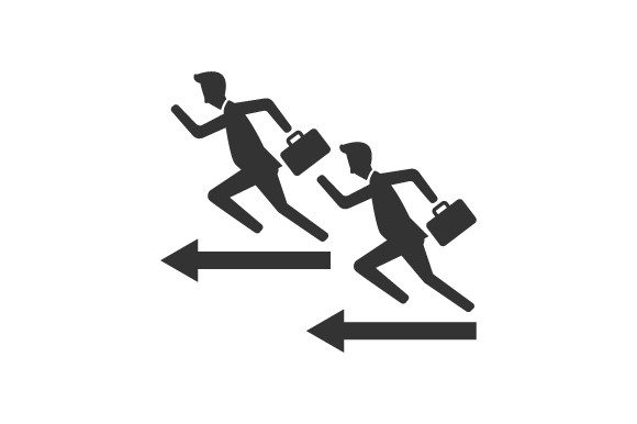 Business Competition Icon - A Modern Graphic Asset for Content Publishing