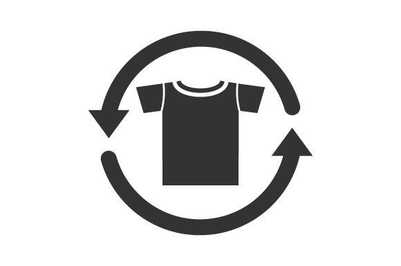 Cloth Size Icon for Crafting and Graphics