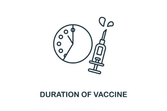 Duration of Vaccine Icon for Graphics and Icons