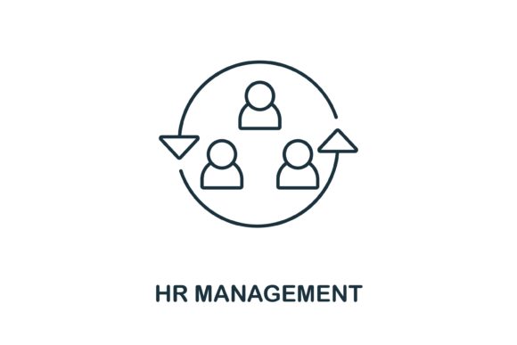 Hr Management Icon for Small Business Branding