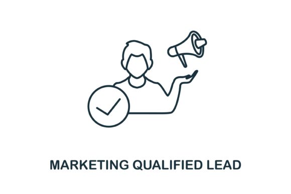 Marketing Qualified Lead Icon for Brand and Design Projects