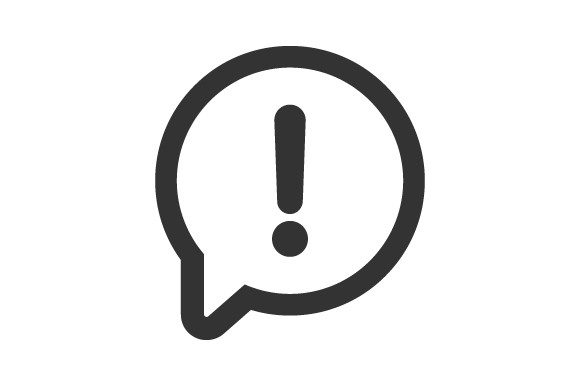 Notification Icon: A Modern Graphic for Web and Editorial Design