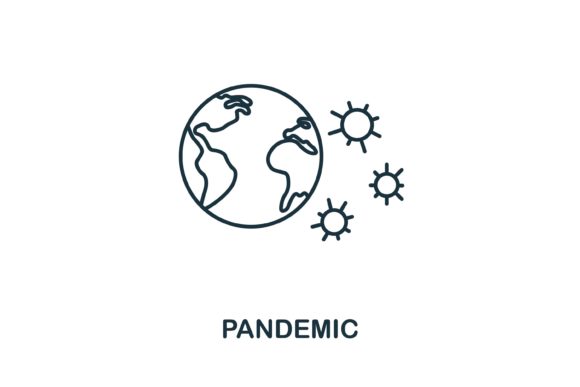 Pandemic Icon for Modern Graphics and Icons