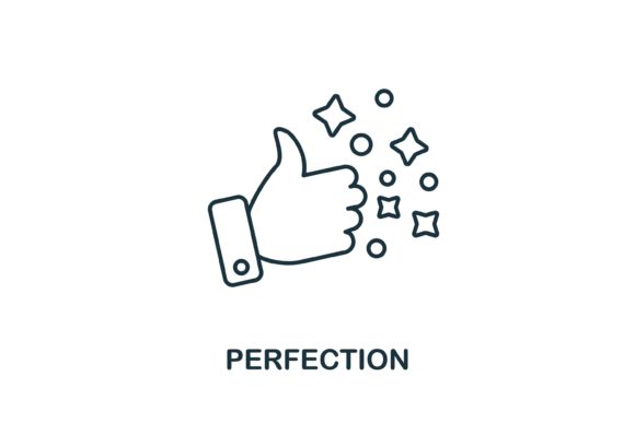 Perfection Icon: A Versatile Graphic for Branding and Design