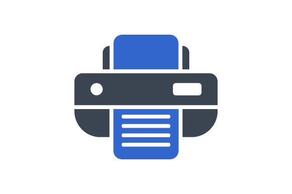 Printer Icon: A Versatile Graphic Asset for Handmade Creations