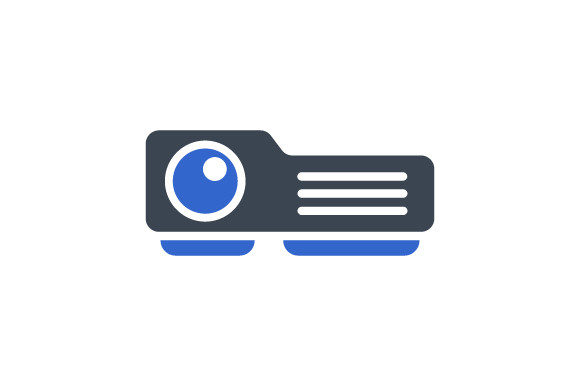 Projector, Presentation Icon for Modern Design Projects