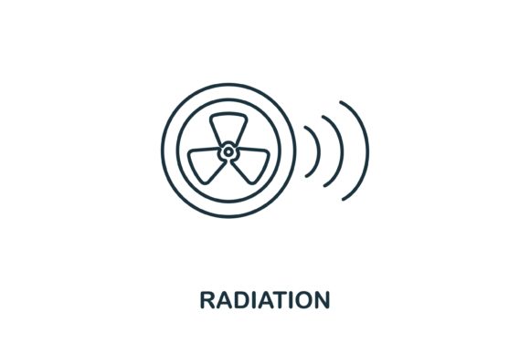 Radiation Icon: A Versatile Graphic for Modern Web and Editorial Design