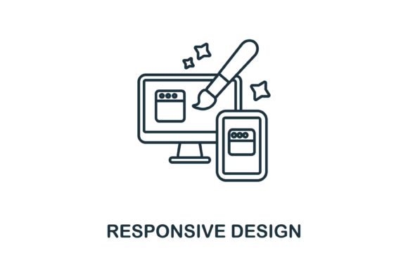 Responsive Design Icon for Graphics and Icons