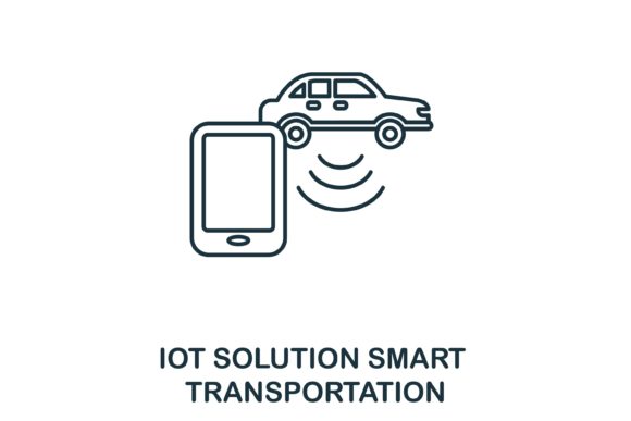 Smart Transportation Icon for Modern Web Design
