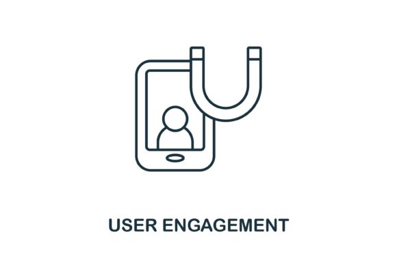User Engagement Icon for Graphic Design Projects