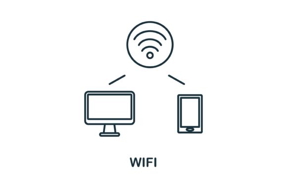 Wifi Icon: A Modern Graphic for Local Business Branding