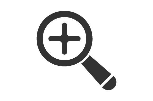 Zoom in Icon: A Versatile Graphic Asset for Design Projects